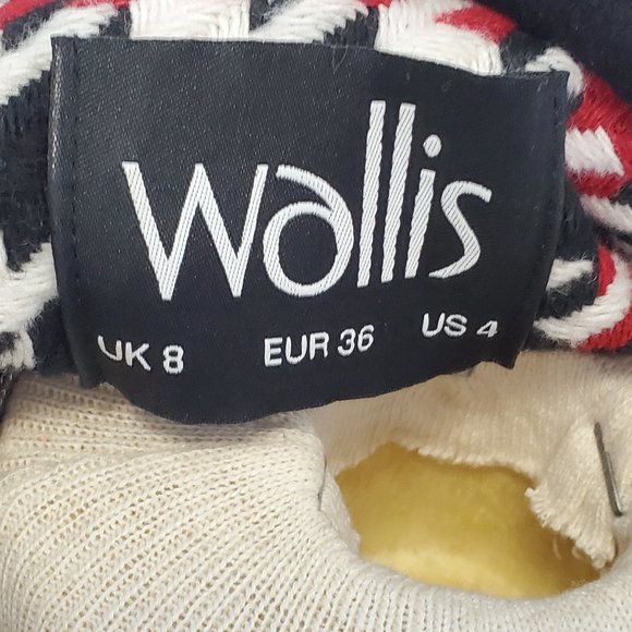 White/Black/Red Wallis Peacoat - Sz 4 (EUC) - Picture 11 of 12